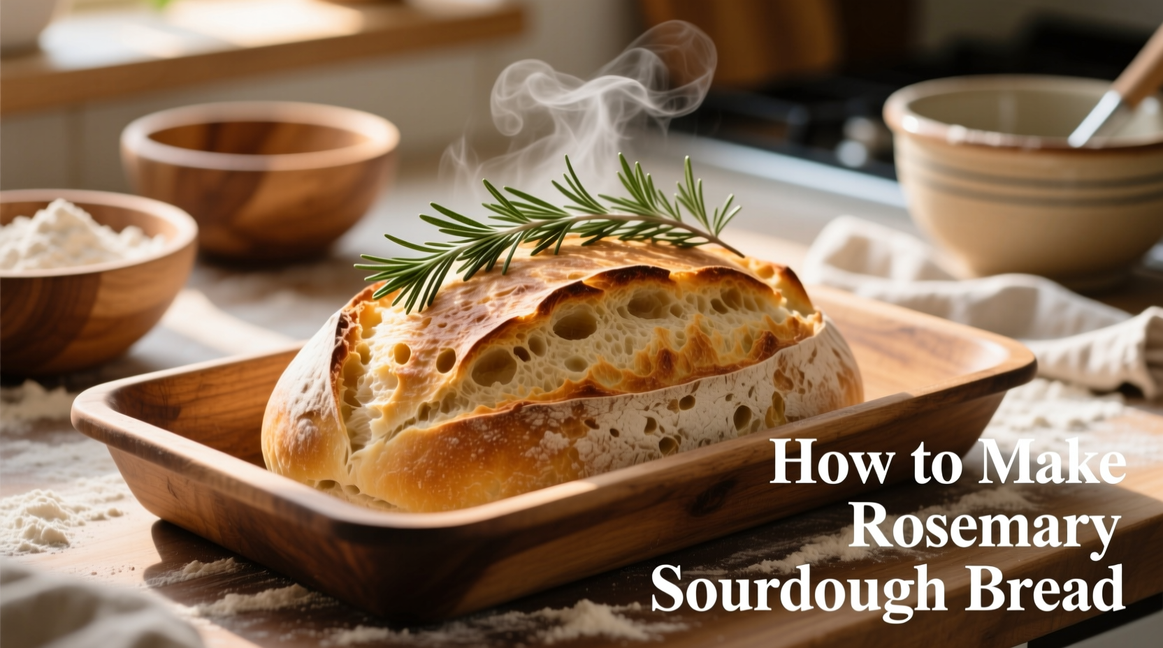 how to make rosemary sourdough bread