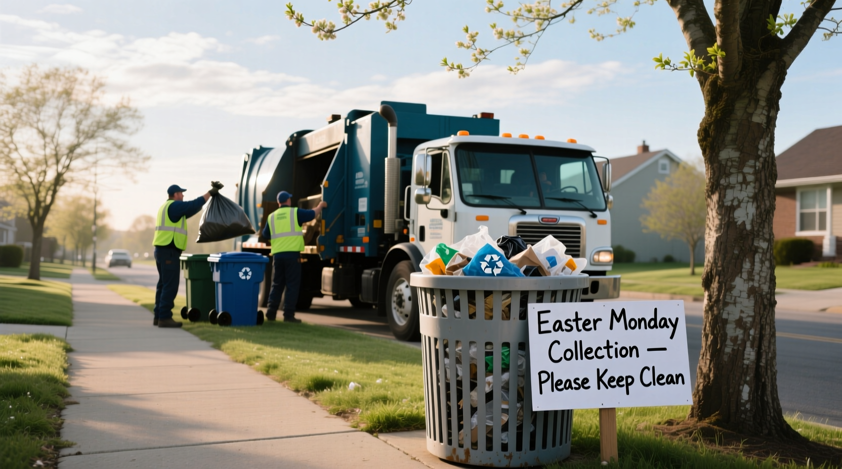 is trash picked up on easter monday