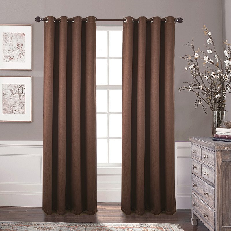 China Wholesale Simple  Embossed Curtain Design Latest Blackout Window Curtain for the Living Room