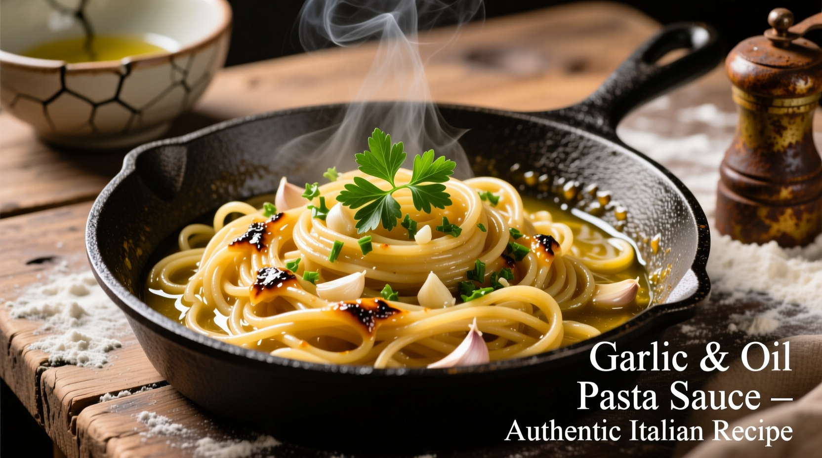 garlic and oil pasta sauce
