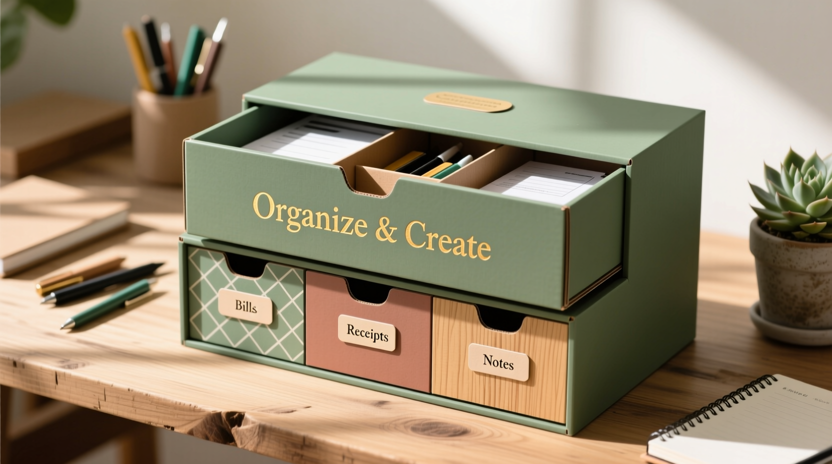 creative ways to turn a shoebox into an organized filing system