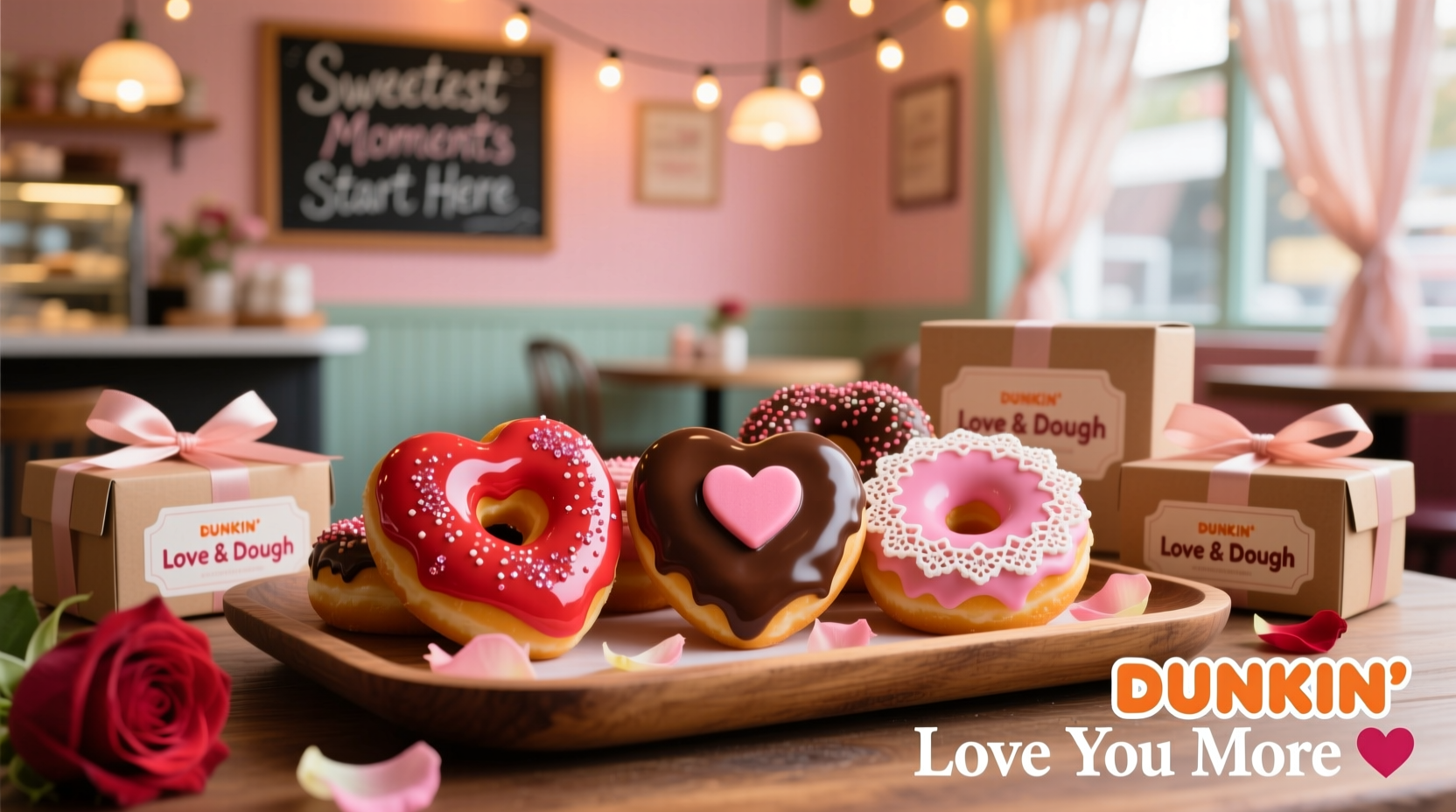 dunkin valentines donuts sweet treats gift ideas