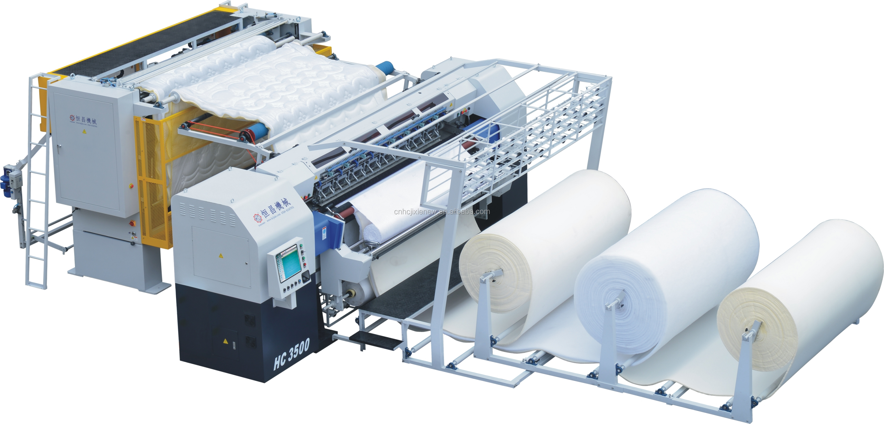 恒昌销售全自动电脑多针无梭绗缝机 - buy quilting machine,multi