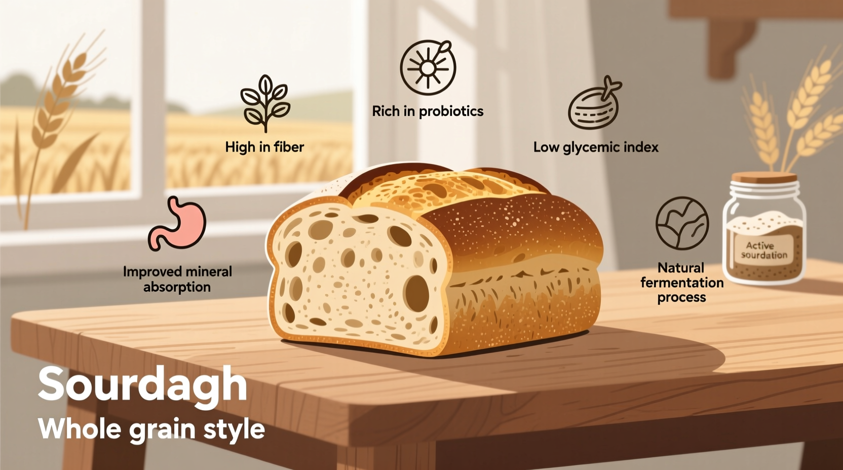 why is sourdough good for you health benefits nutrition