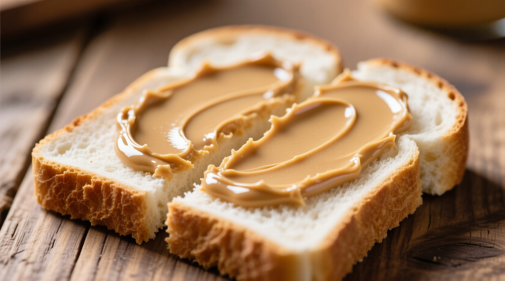 put peanut butter on both bread slices to prevent soggy