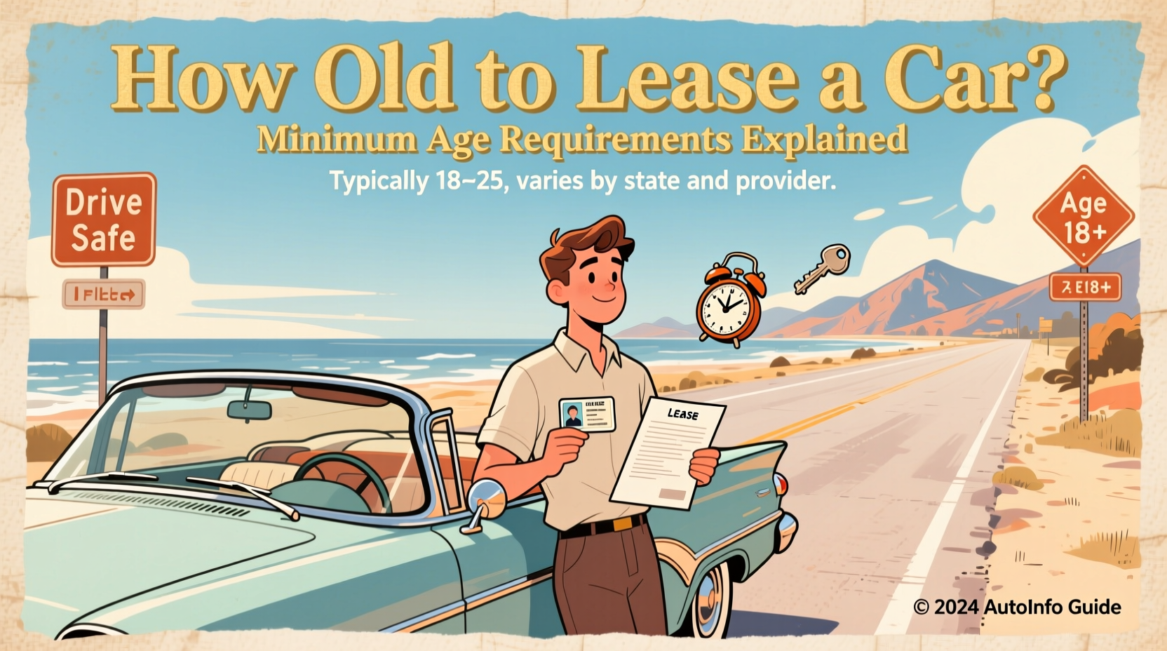 how old to lease a car