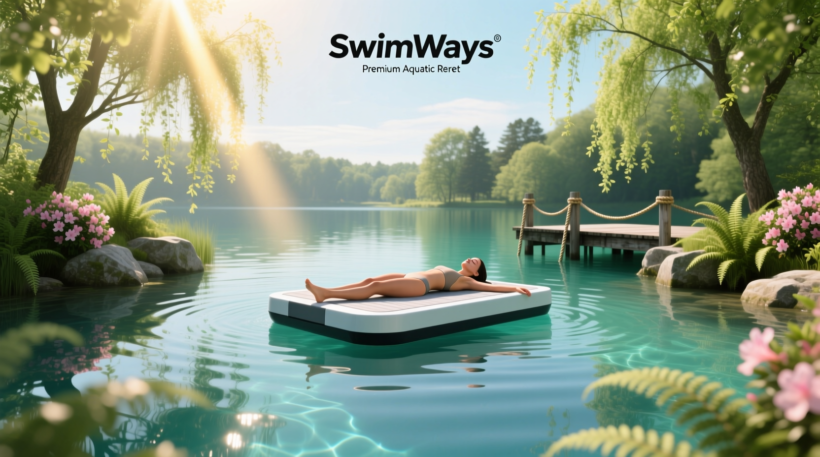 What is the SwimWays Spring Float and how does it work?