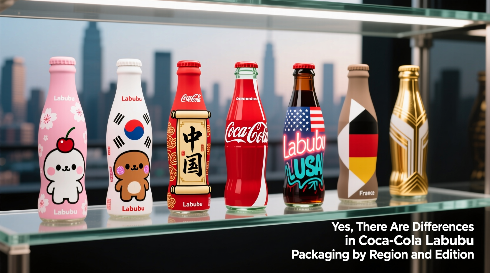 are there any differences in packaging coke labubu