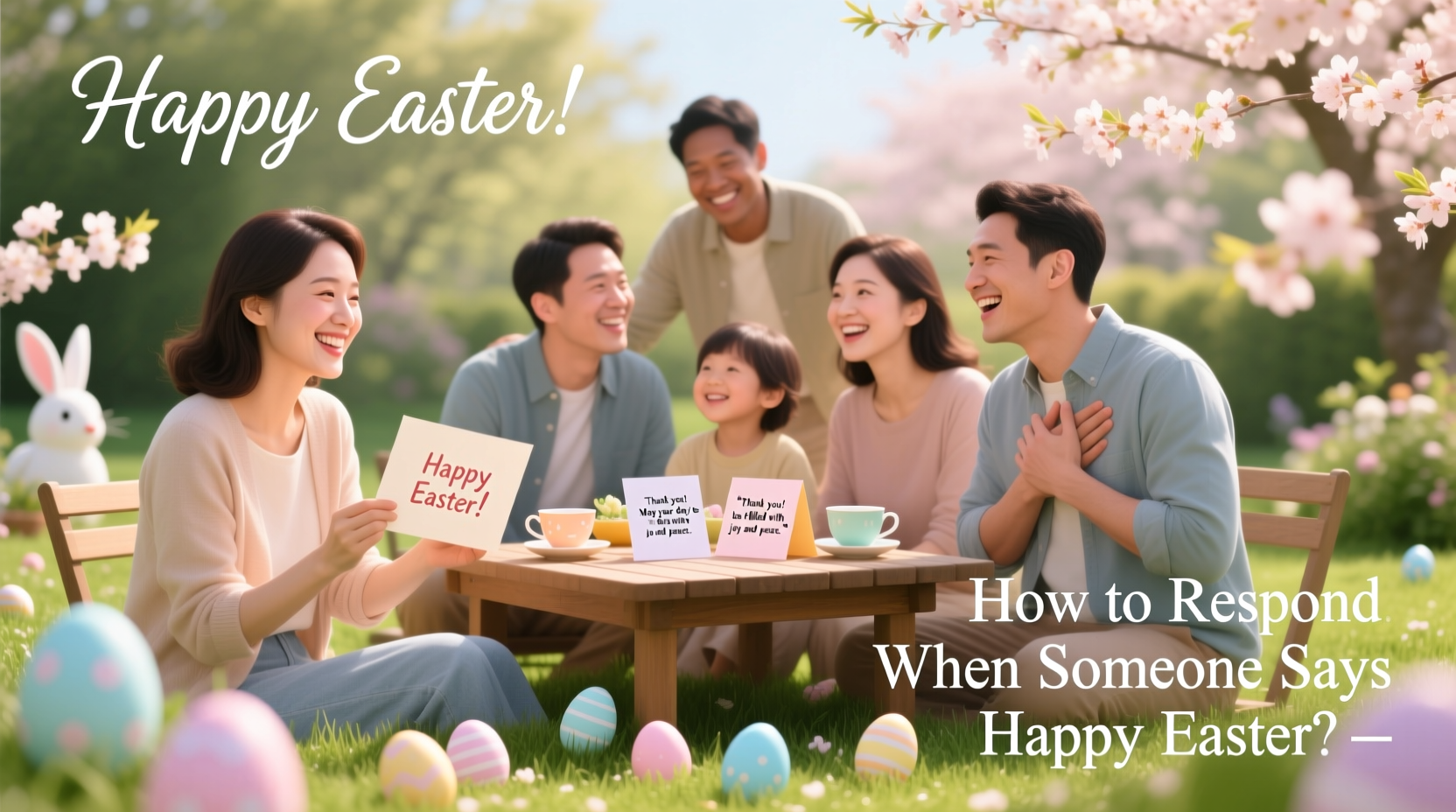 how to respond when someone says happy easter