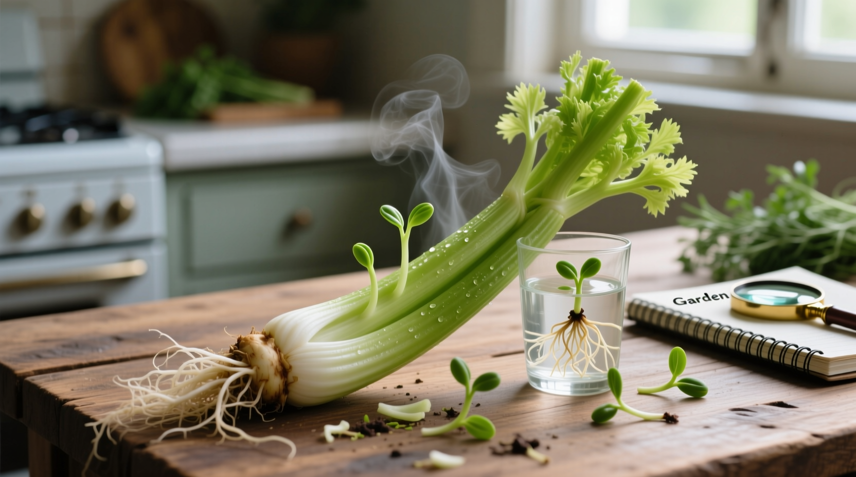 how to regrow celery from scraps
