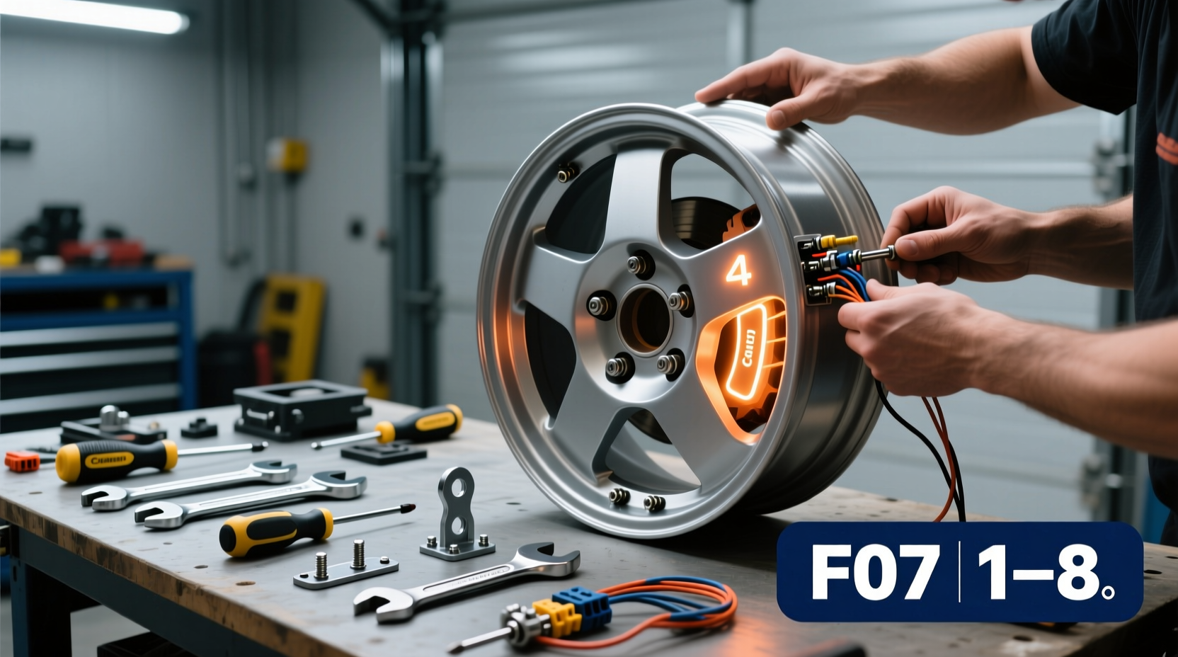 f07 heated wheel install diy