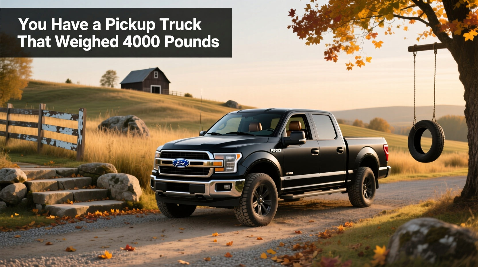 you have a pickup truck that weighed 4000 pounds buying guide