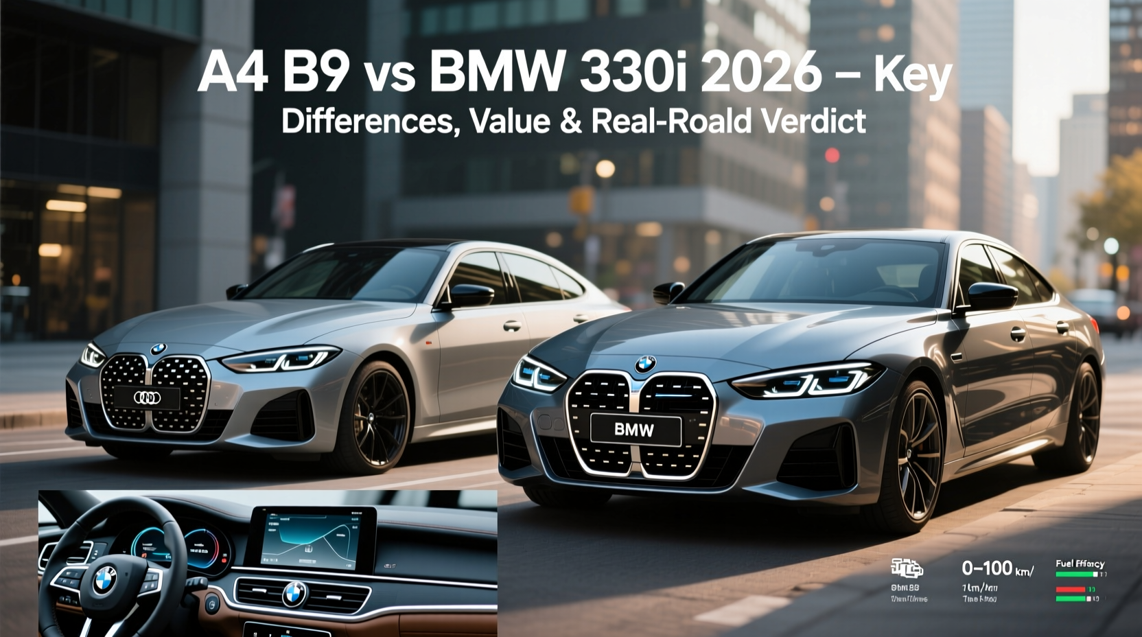 A4 B9 vs BMW 330i 2026: Key Differences, Value & Real-World Verdict
