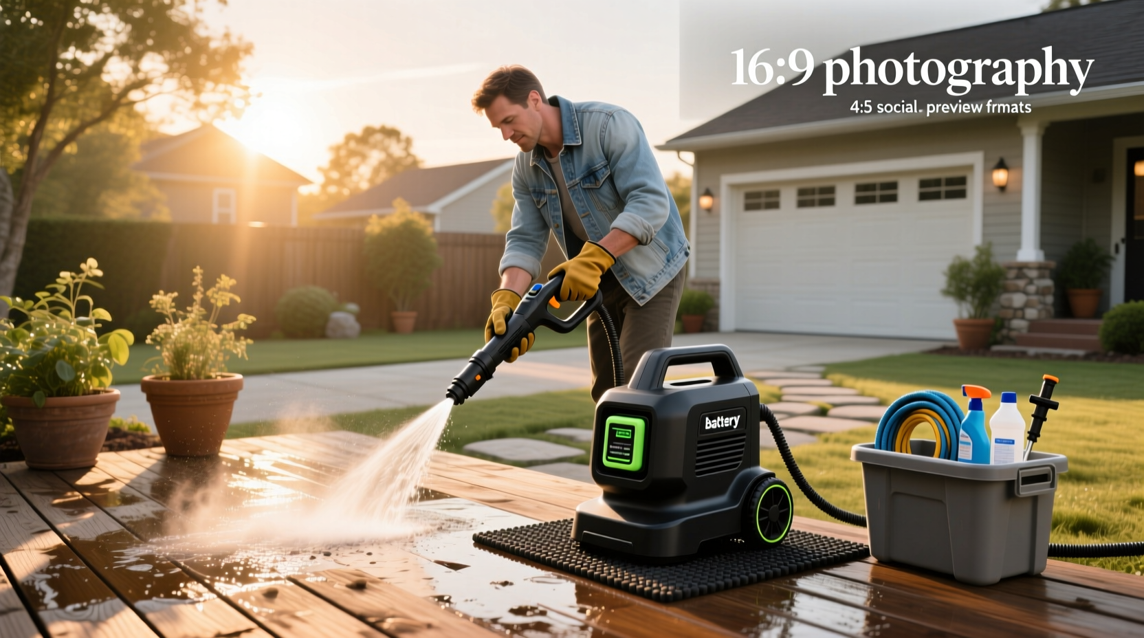 Are battery operated power washers good for car cleaning?