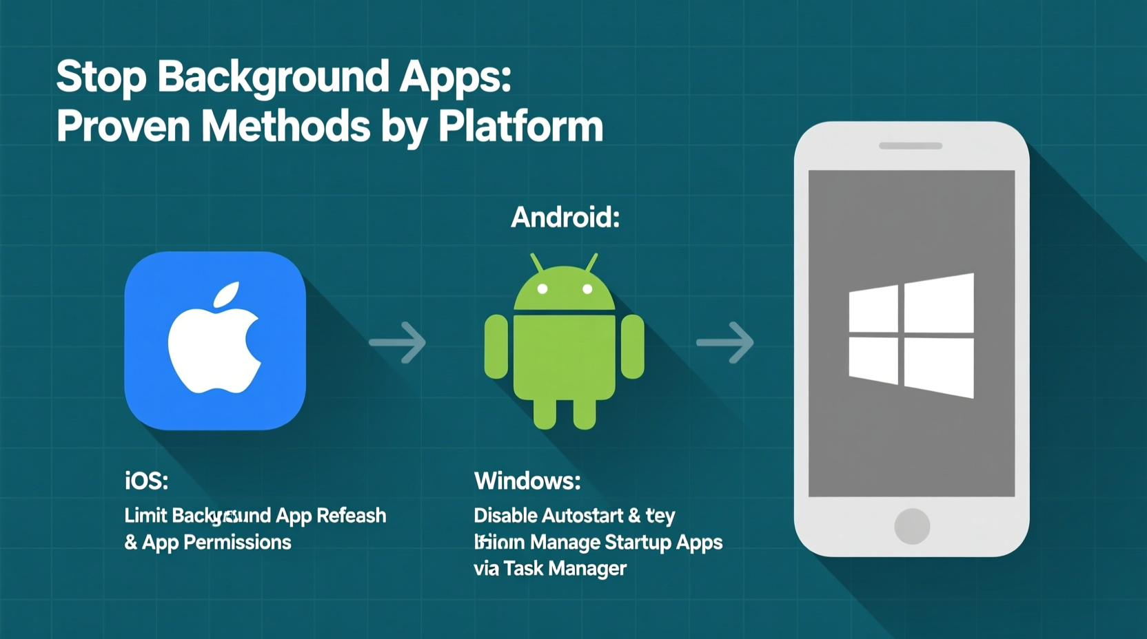 effective methods to prevent apps from running in the background on any device