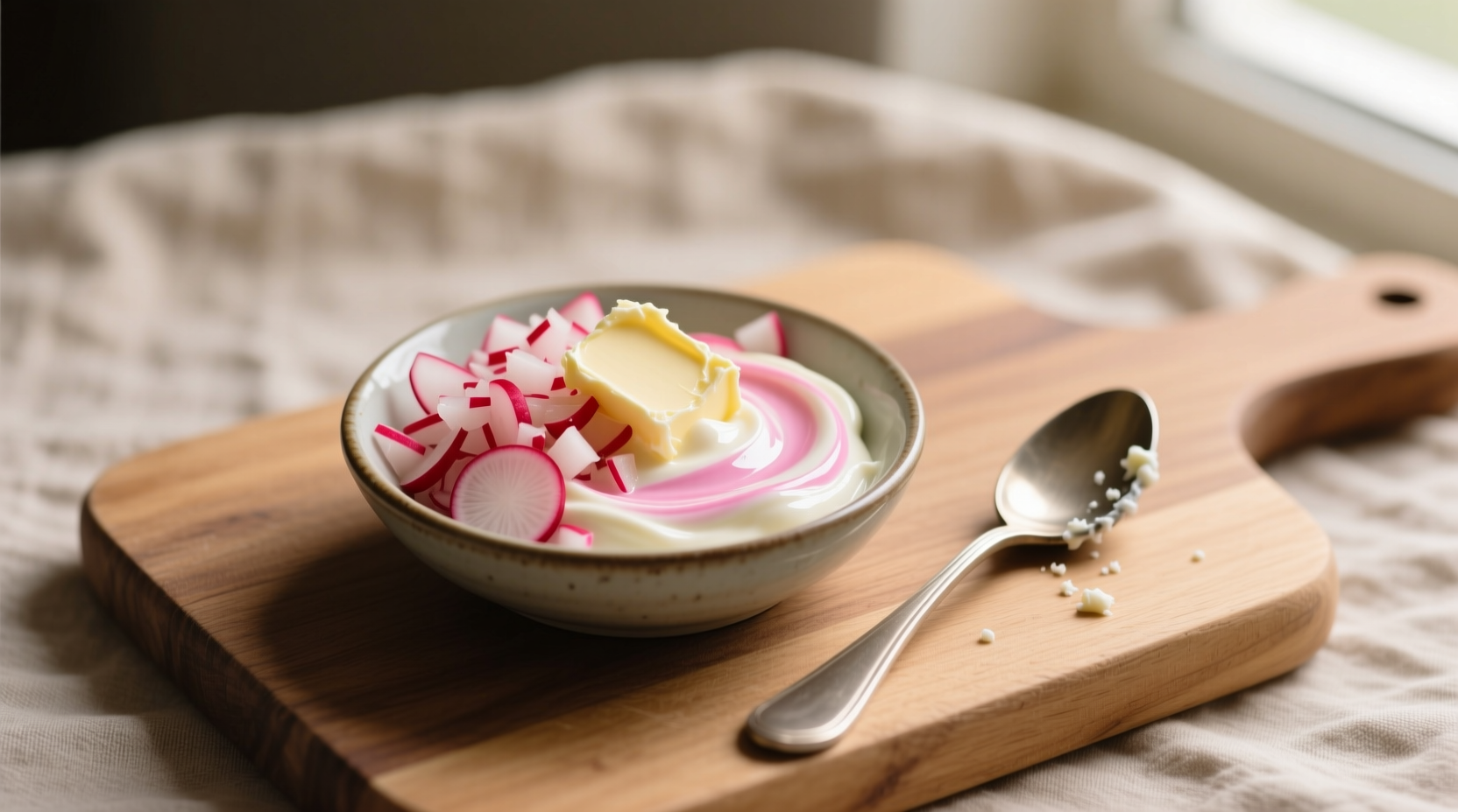 how to make easiest ever radishes compound butter dip
