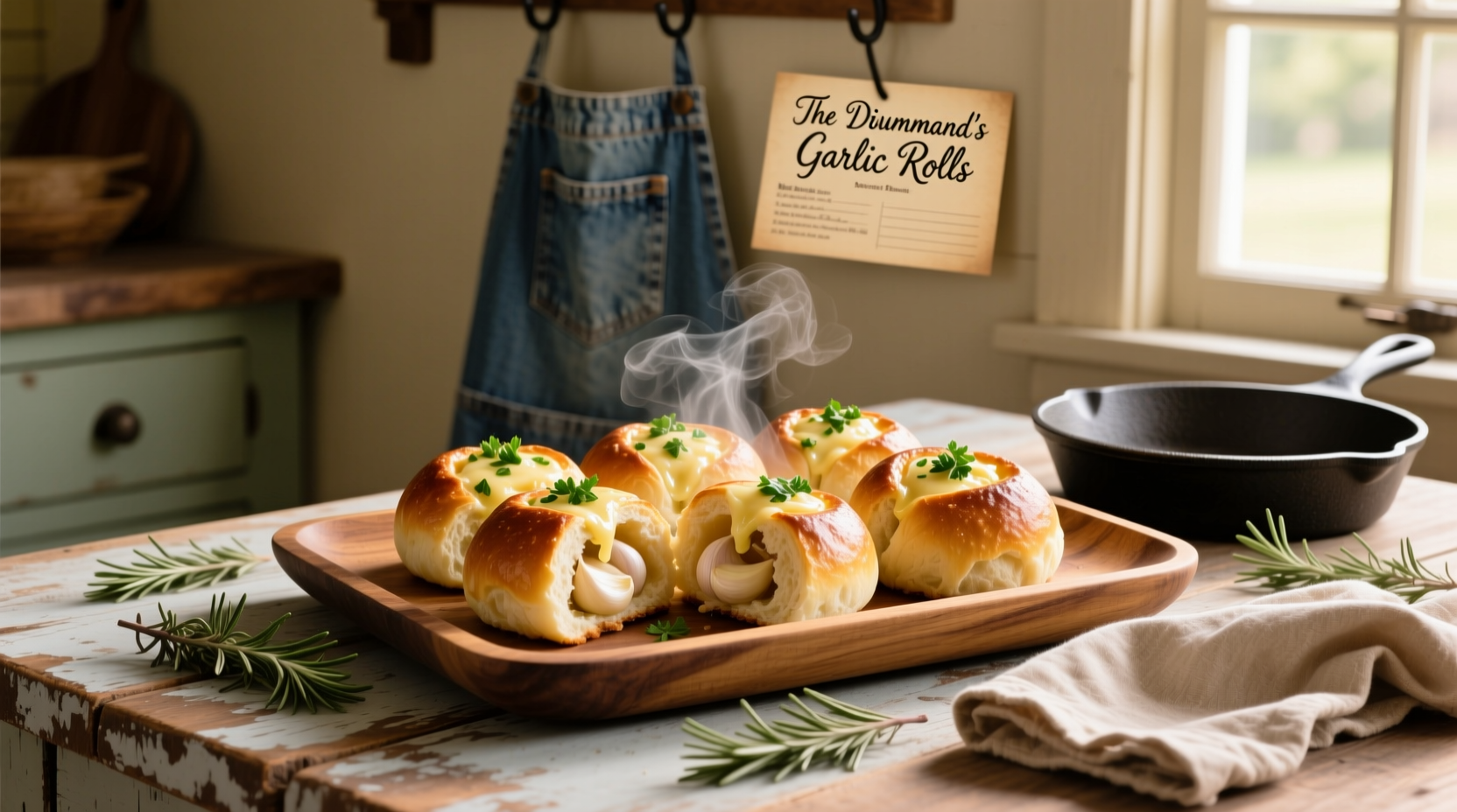 ree drummond ranch garlic rolls