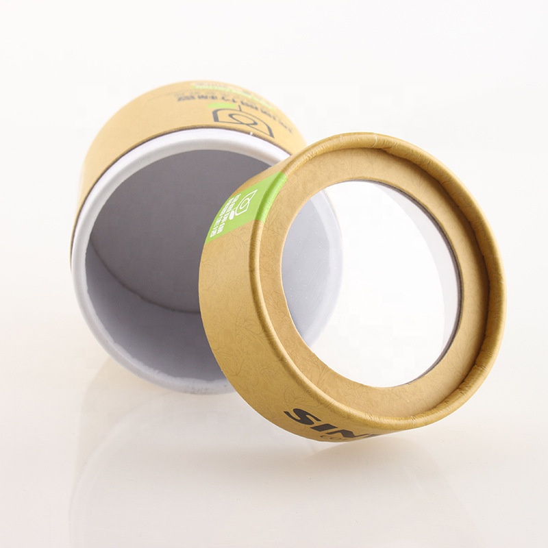 Cylinder Composite Paper Tube Blister Inserted laminated Pantone Printing