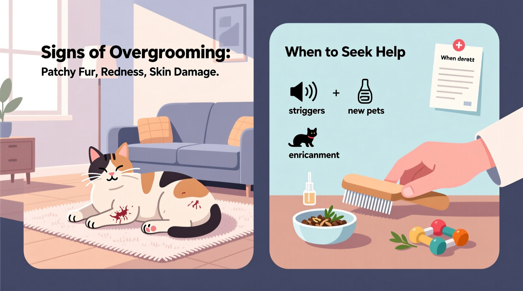 how to recognize and address overgrooming in cats a practical guide for concerned pet owners