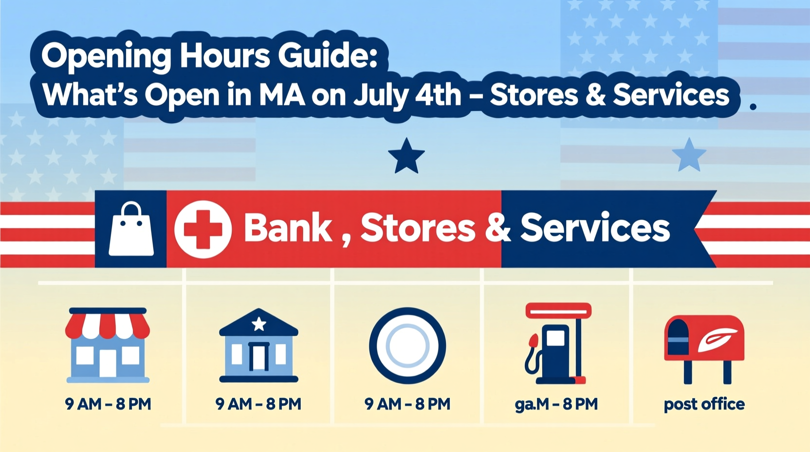 what is open in ma on july 4th