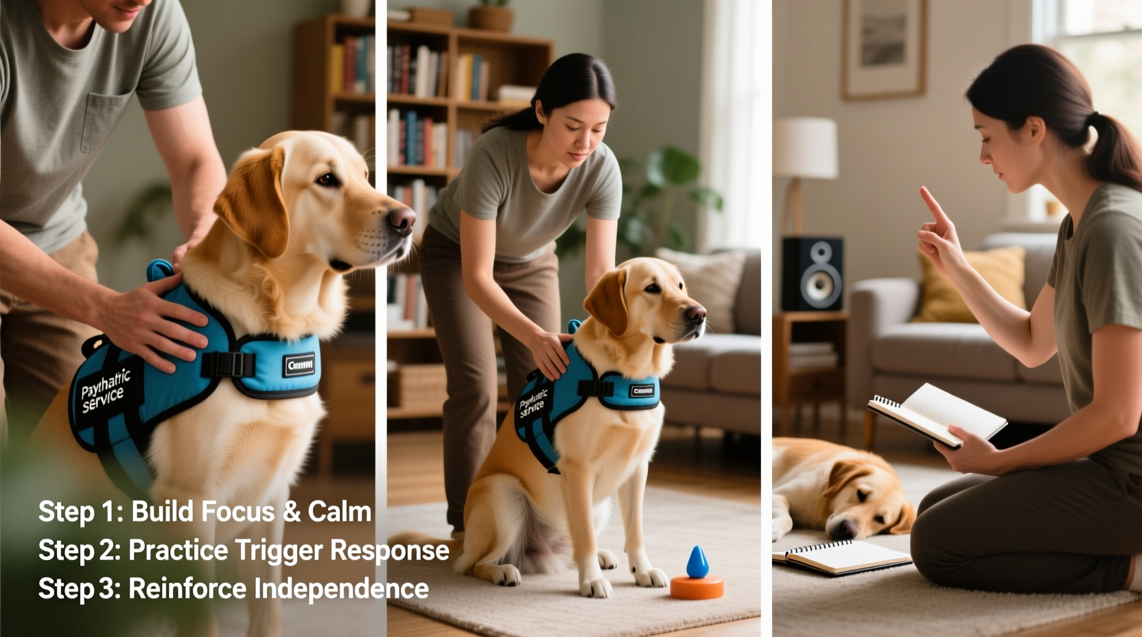 step by step strategies for effectively training your psychiatric service dog at home