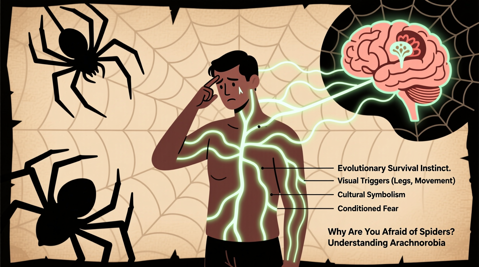 why am i afraid of spiders understanding arachnophobia