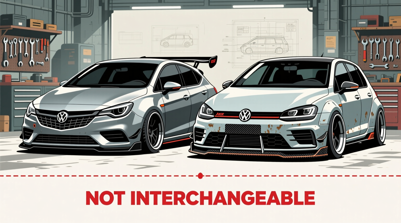 Astra K vs Golf 8 Accessories: Not Interchangeable