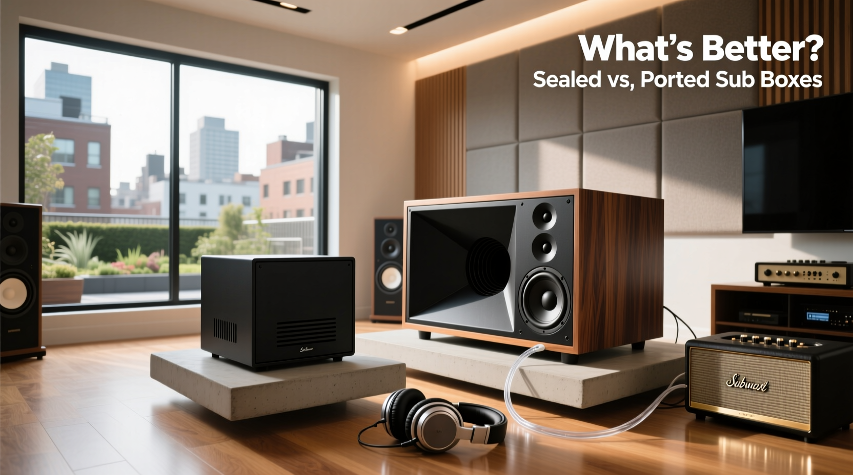 How to Choose Between Sealed and Ported Subwoofer Enclosures