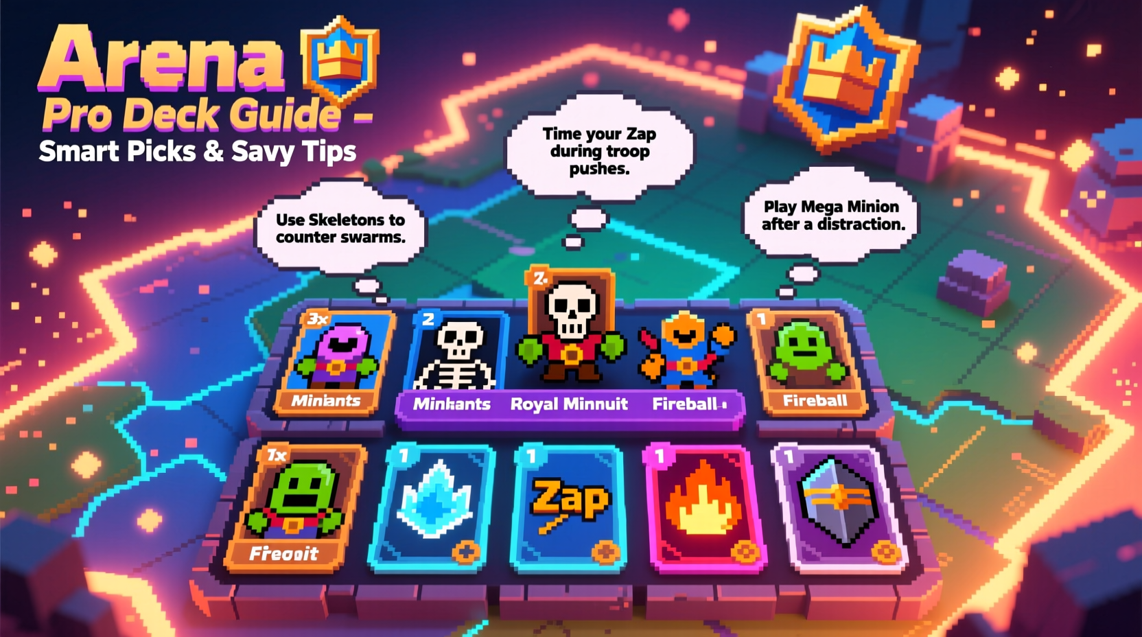 discover the best deck for clash royale arena 5 with smart picks and savvy tips