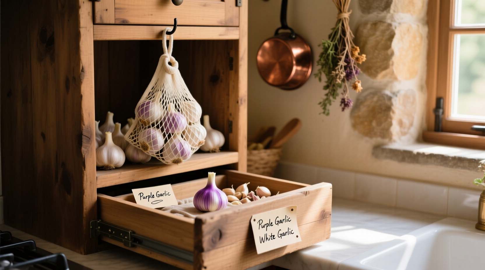 where to store garlic