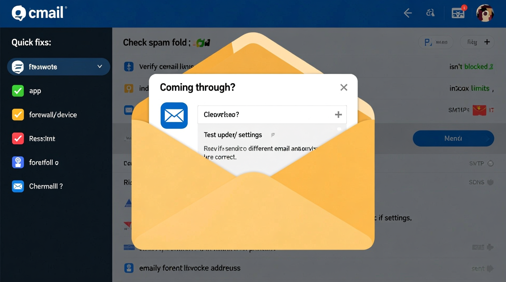 email not coming through reasons quick fixes