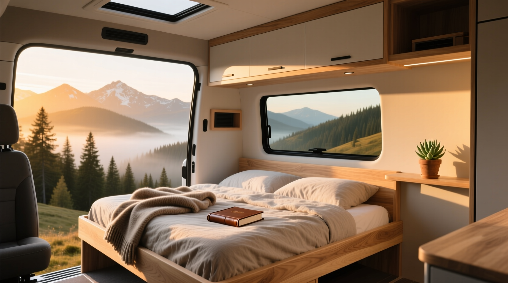 How to Choose or Build a Campervan Bed Frame: Types, Materials, and Space-Saving Designs