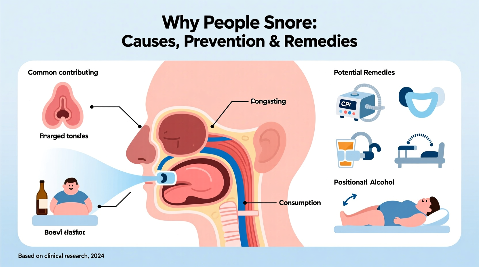 why do people snore causes prevention potential remedies