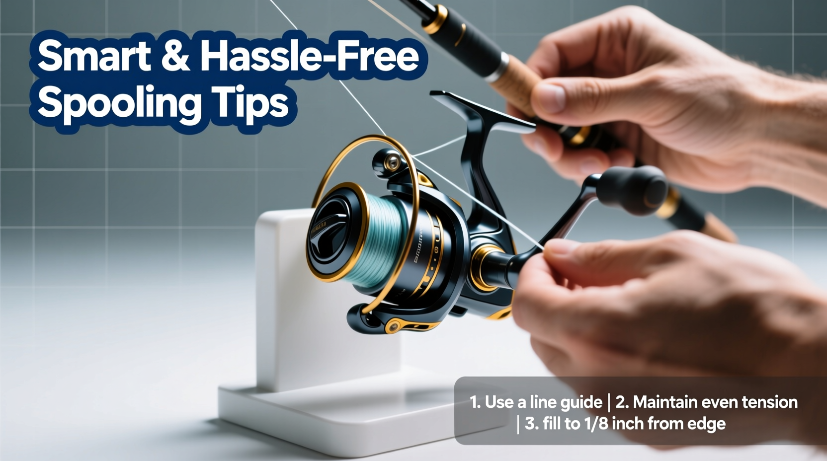 smart and hassle free tips for the best way to spool line on a spinning reel