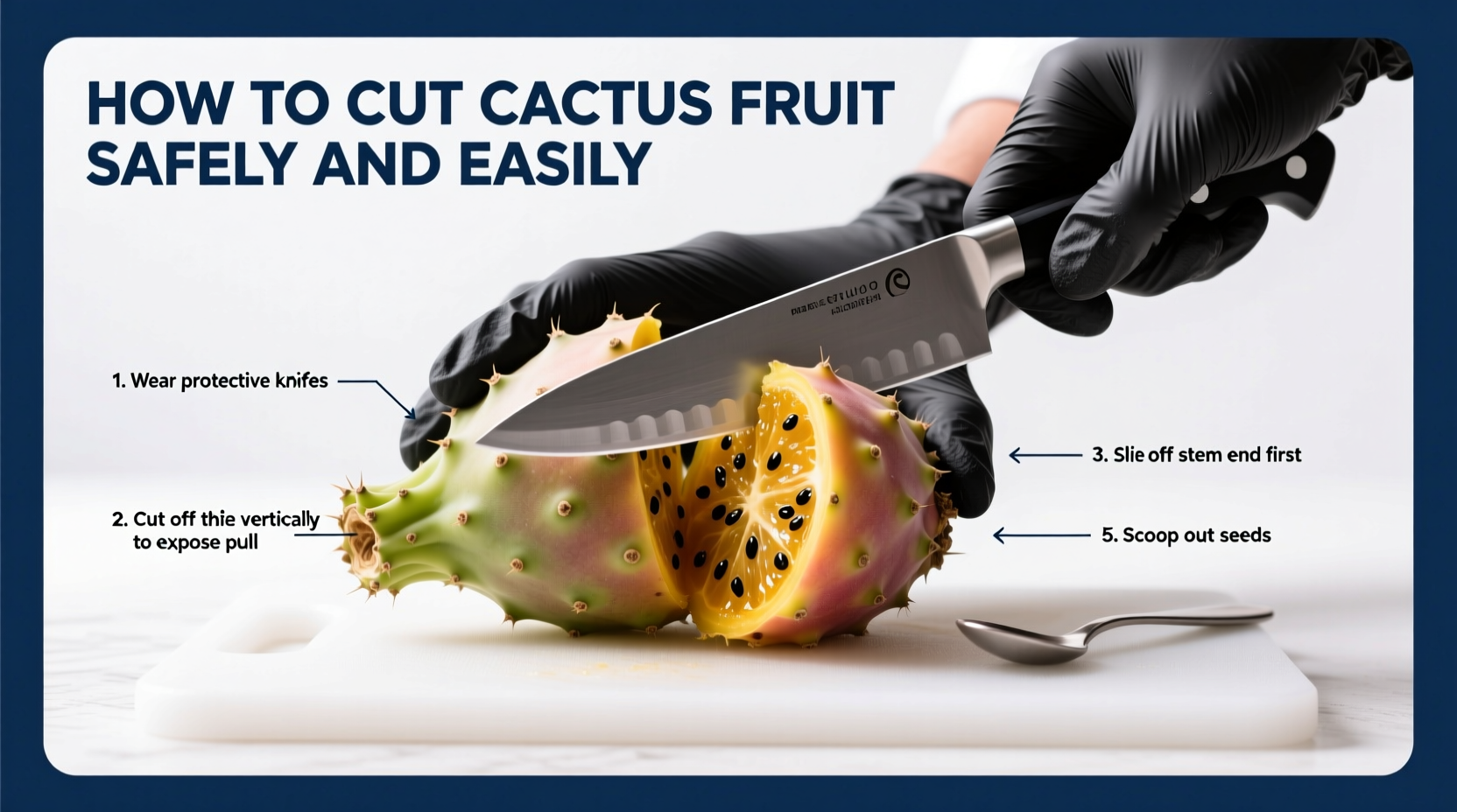 how to cut cactus fruit