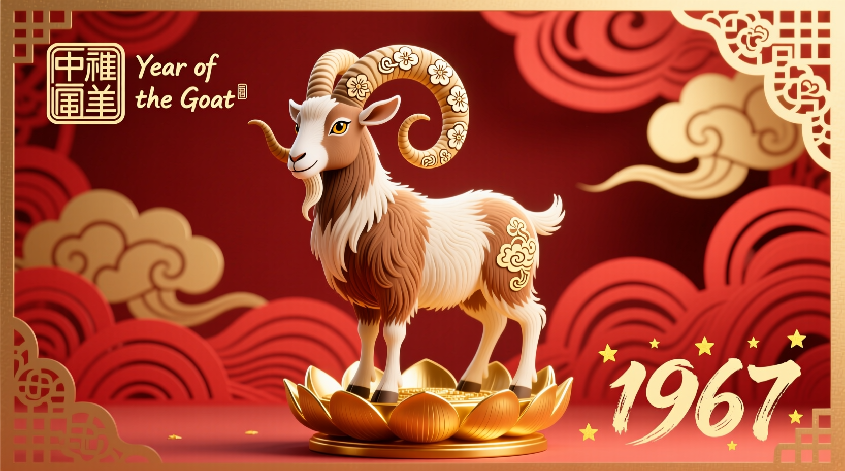 what animal is 1967 in chinese new year