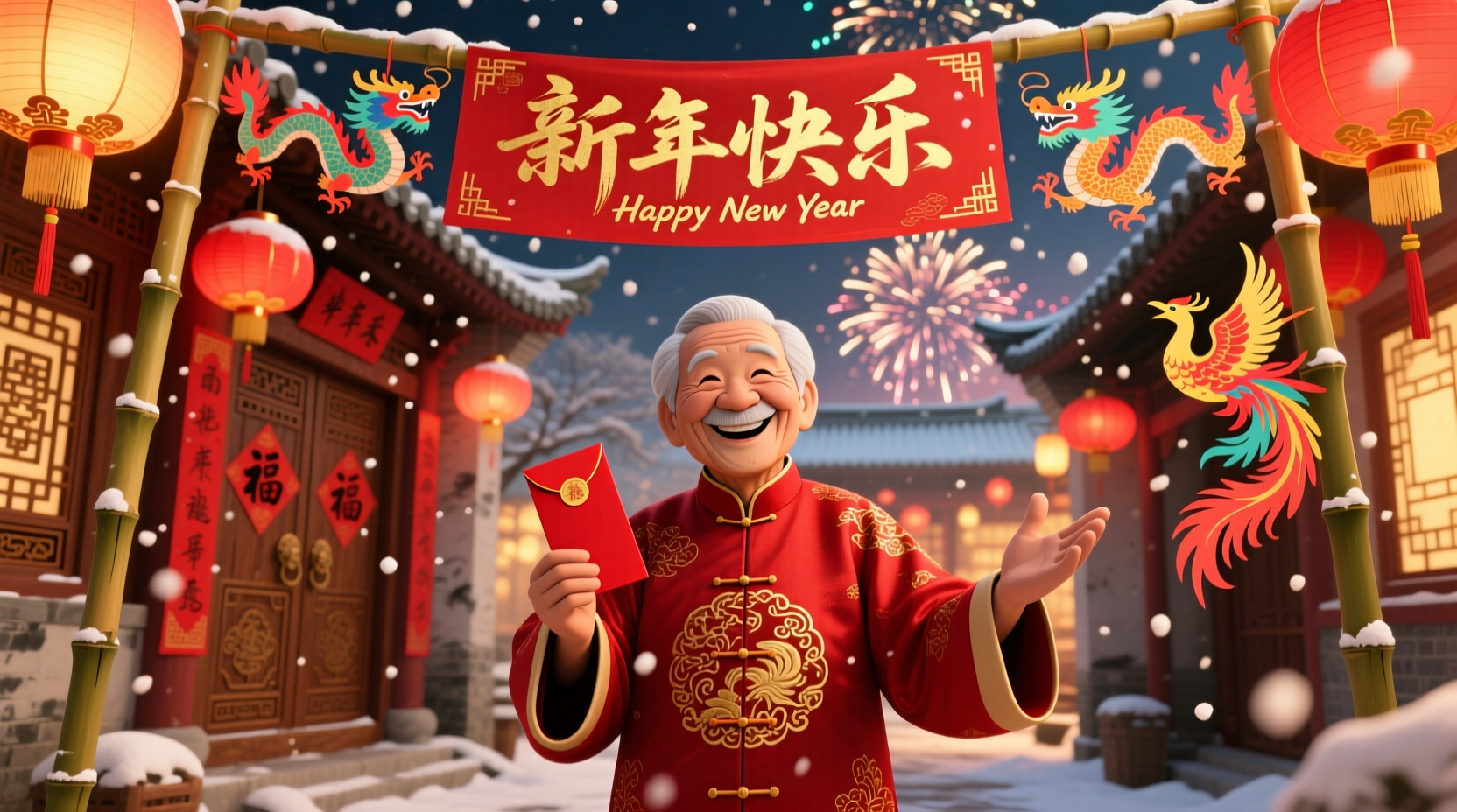 how to say happy new year to a chinese person