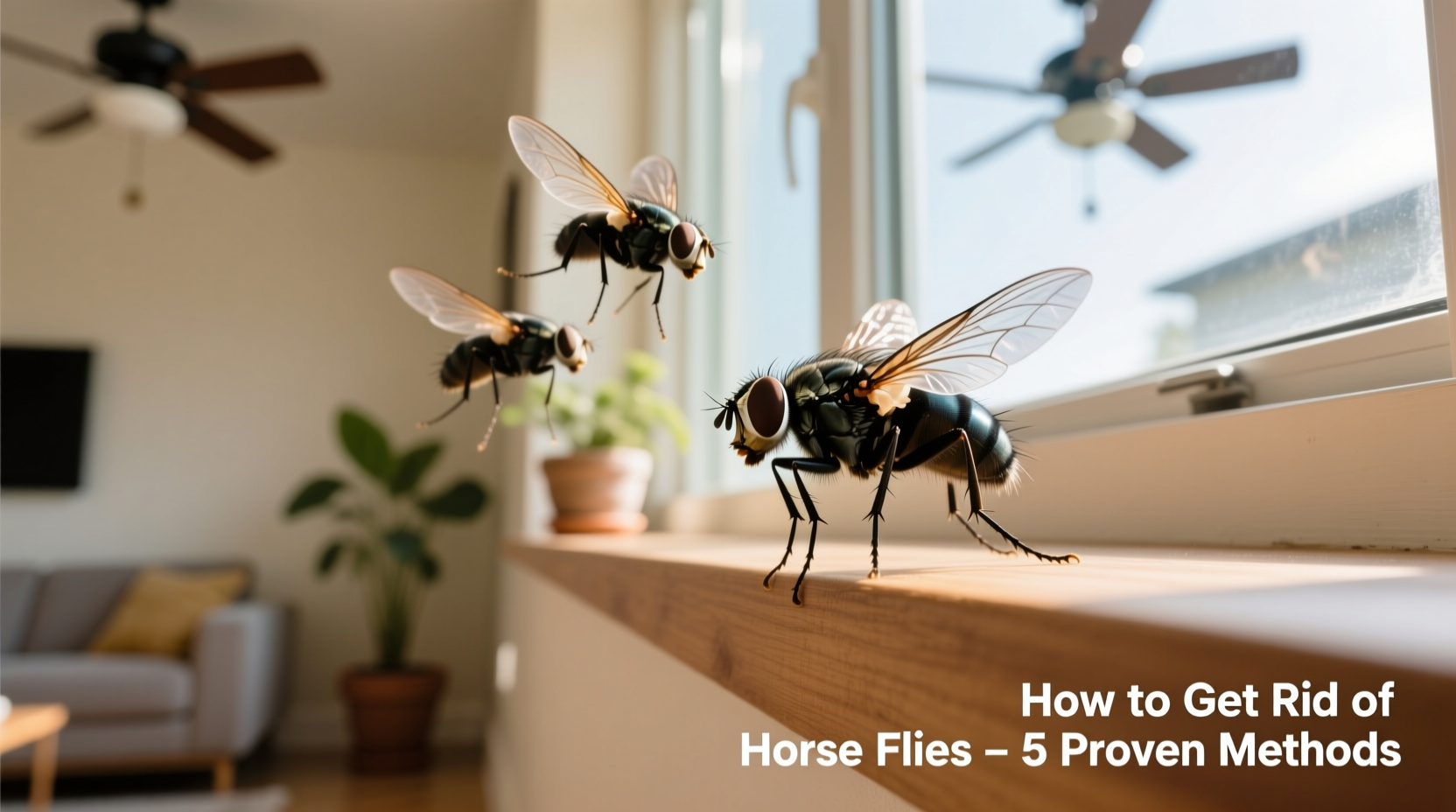 horse flies in the house why how to get rid of them