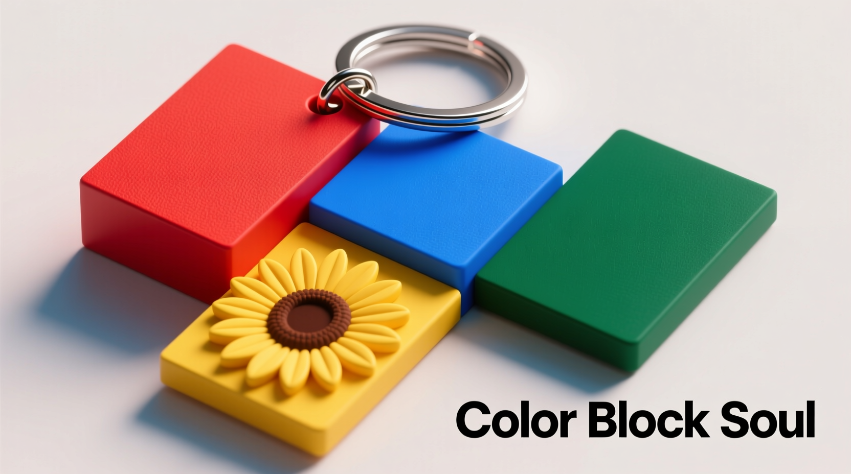 creative techniques for achieving a stunning color block effect on keychains