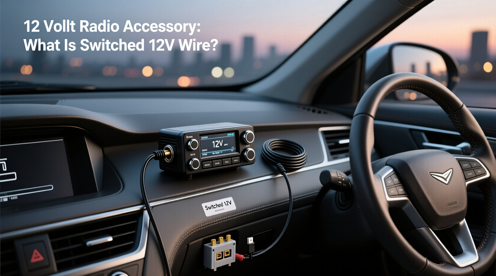 How to Choose 12 Volt Radio, What Is Car Radio Accessory Switched 12V Wire?