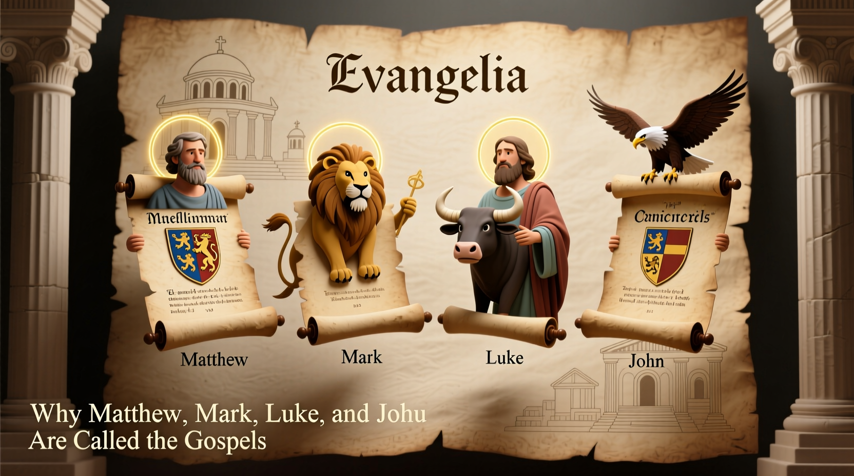 why matthew mark luke and john are called gospels