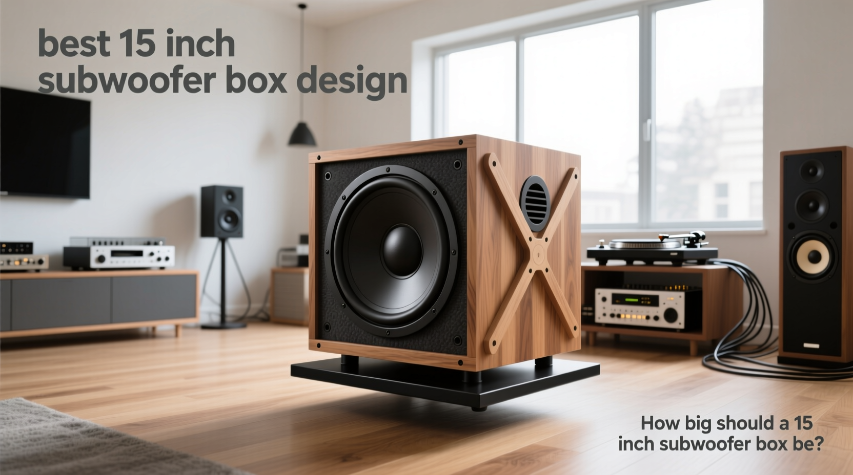 How to Choose Best 15 Inch Subwoofer Box Design, How Big Should It Be?