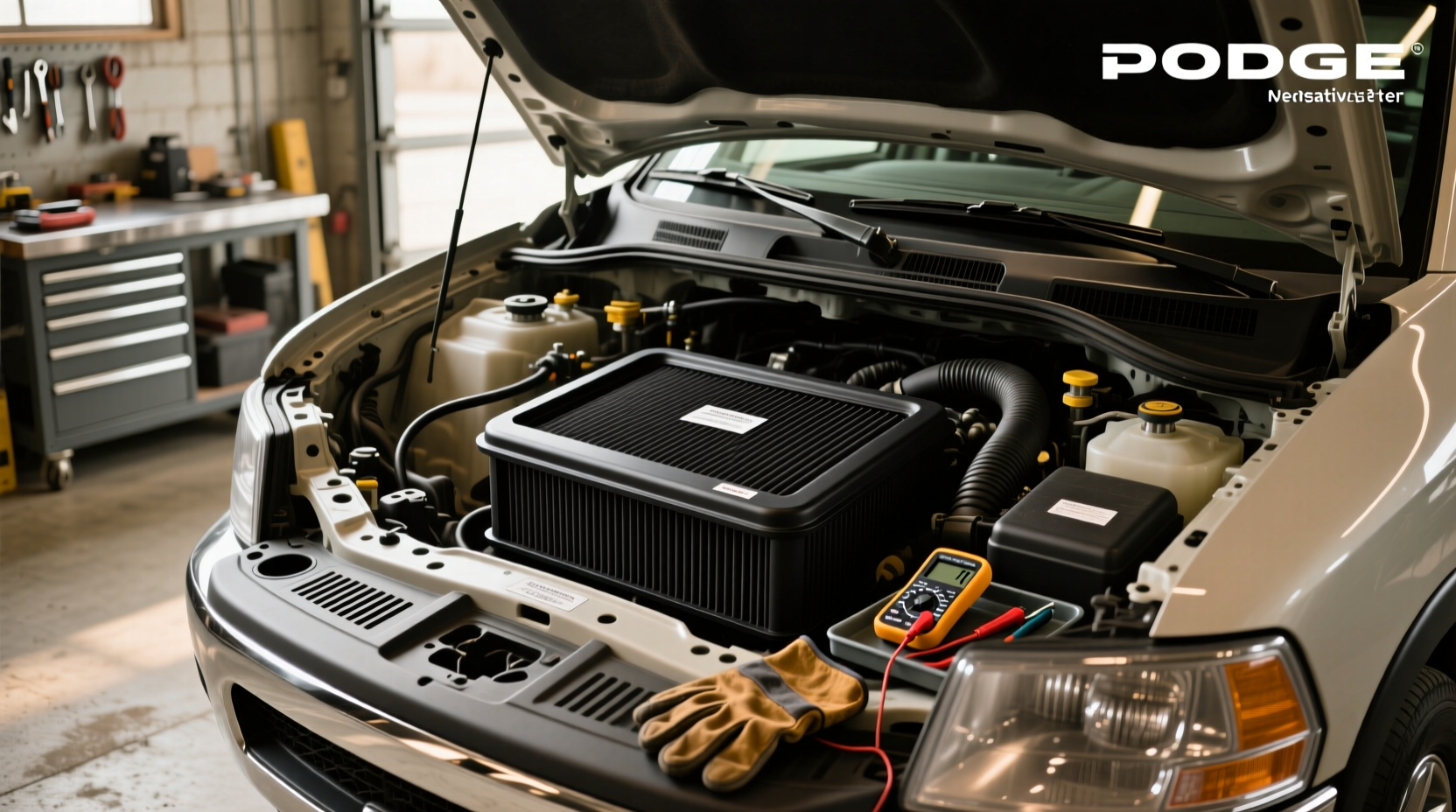Retrofit cabin air filter kit installation on 2008 Dodge Ram 2500
