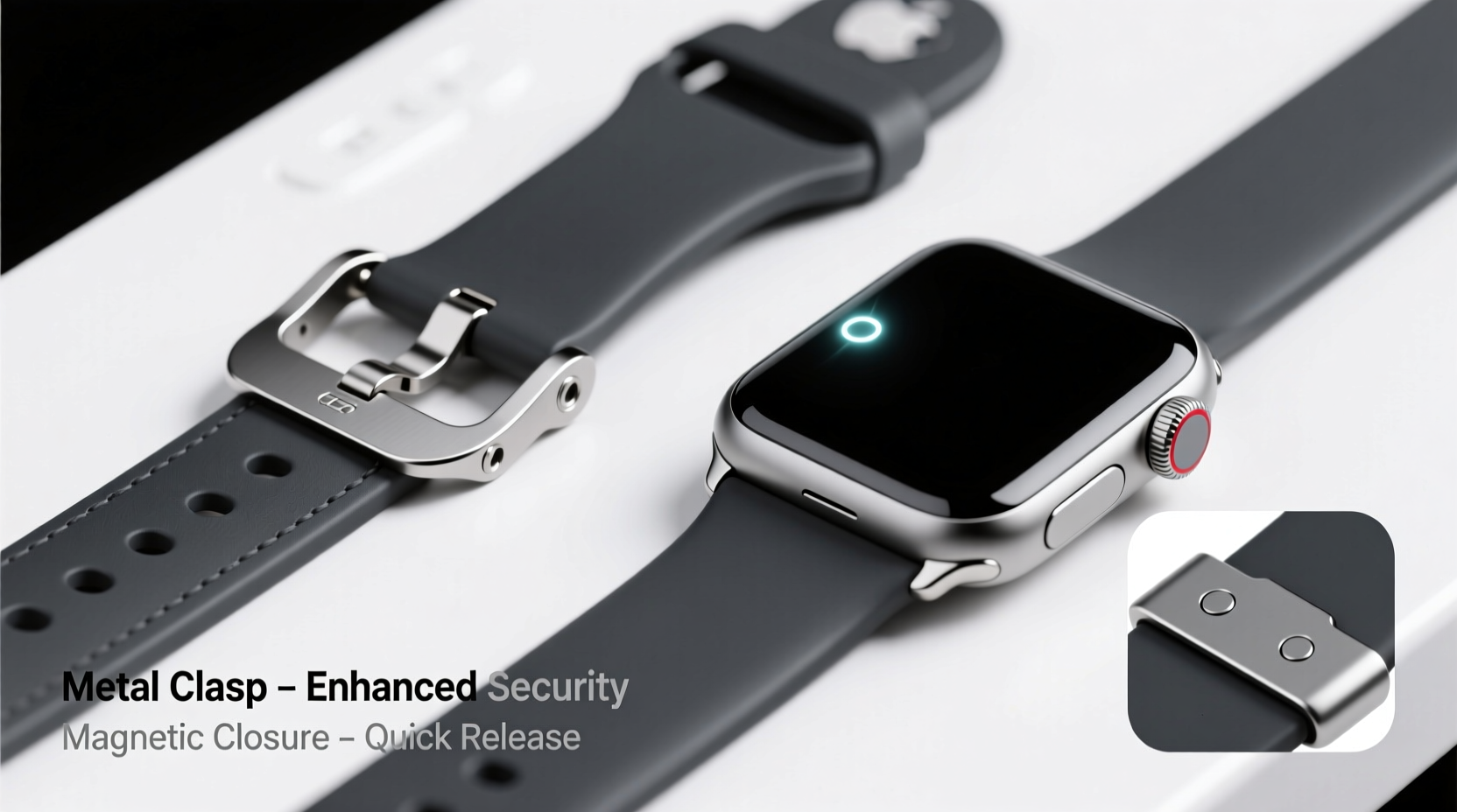 apple watch band is the metal clasp really more secure than magnetic closure