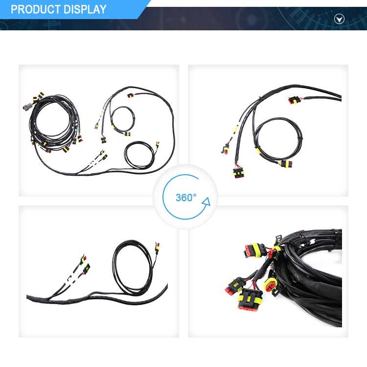 Source Manufacturer Custom Auto Parts Cable Harness Auto Car Radio Wire Connector Industrial Medical ISO Wiring Harness