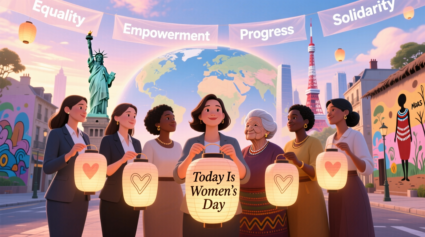 today is a woman day