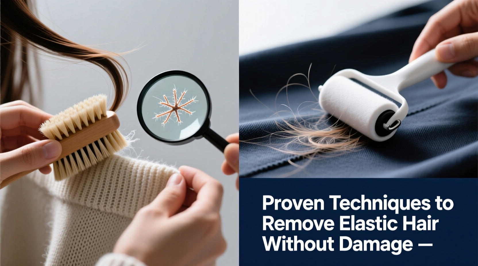 proven techniques to remove elastic hair from clothes without damage