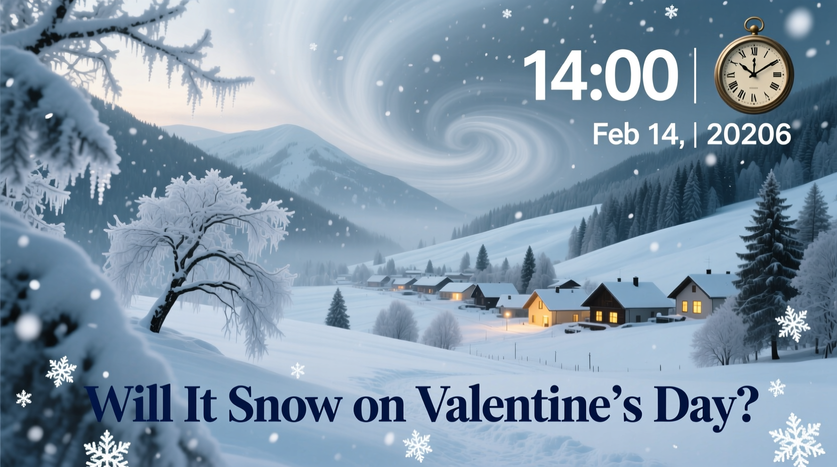 will it snow on valentines day 2026