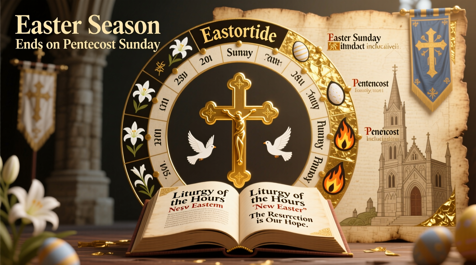 when is the easter season over in the catholic church