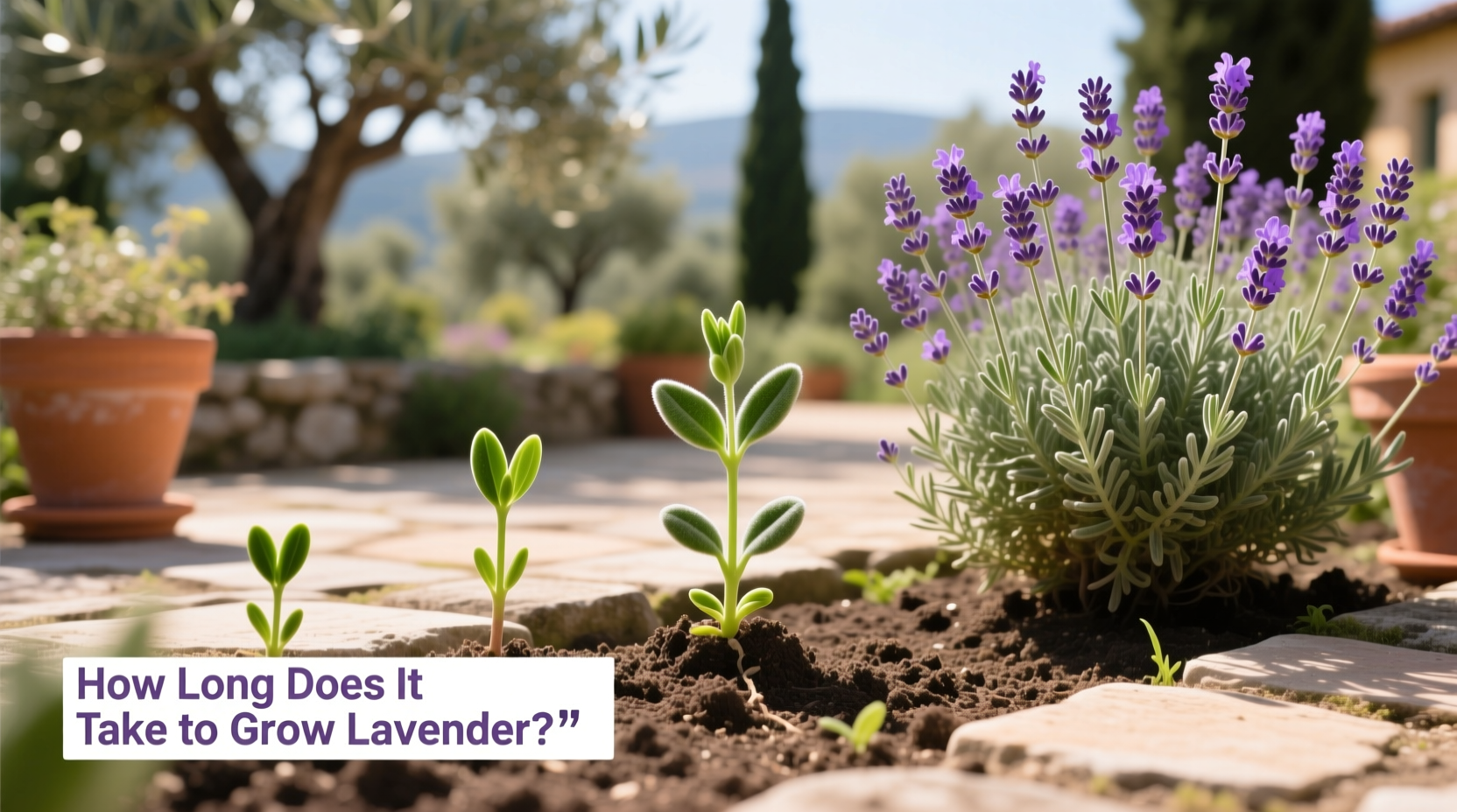 how long does it take to grow lavender